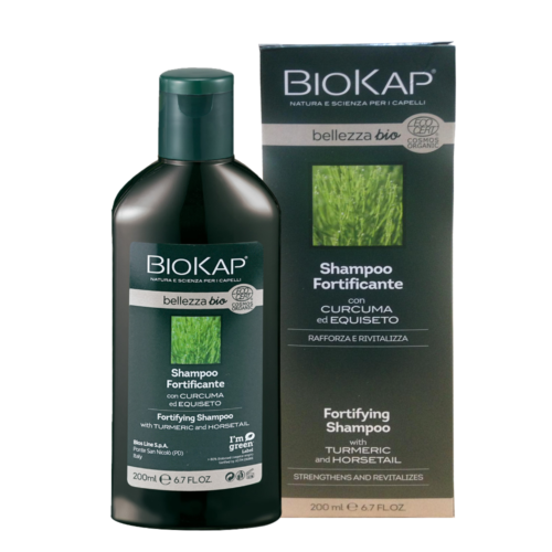 Biokap Shampoo Fortificante con curcuma ed equiseto